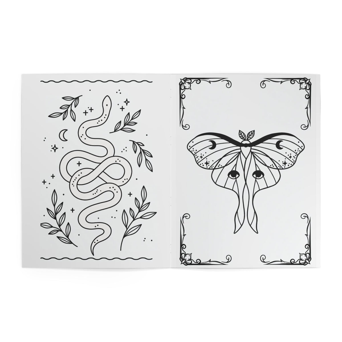 Witchy Vibes Coloring Book