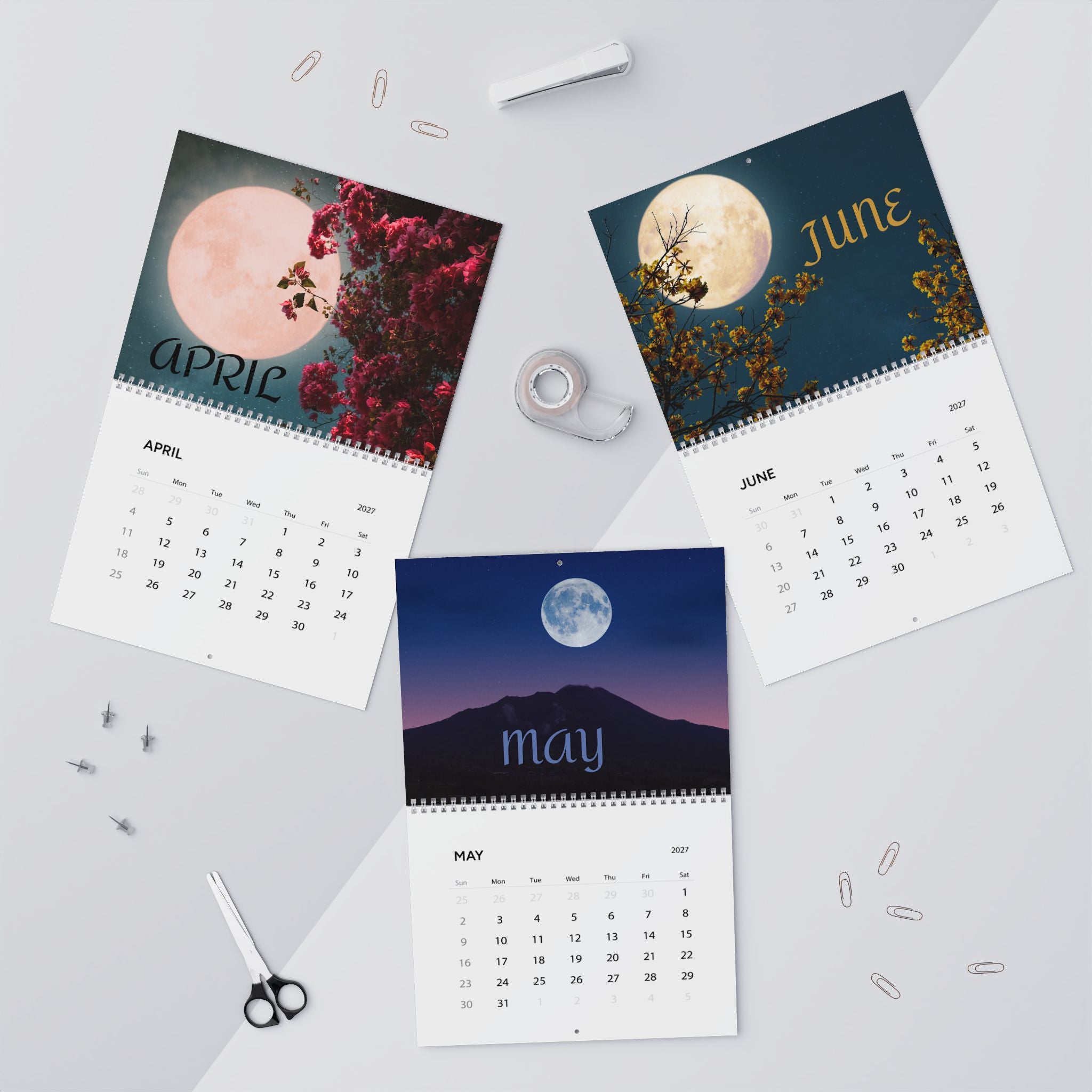 2027 Moon Lover's Calendar