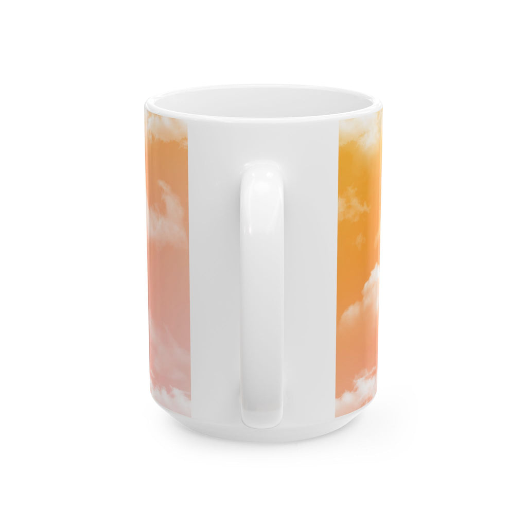 Morning Ritual Ceramic Mug, 15 oz